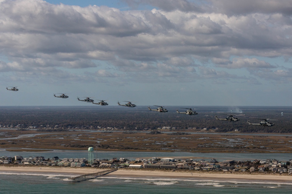 Final Farewell: HMLA-269 flies last flight as a squadron