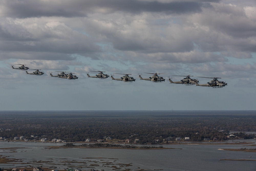 Final Farewell: HMLA-269 flies last flight as a squadron