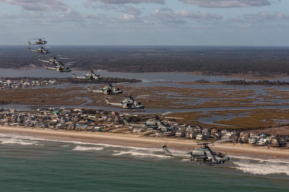 Final Farewell: HMLA-269 flies last flight as a squadron