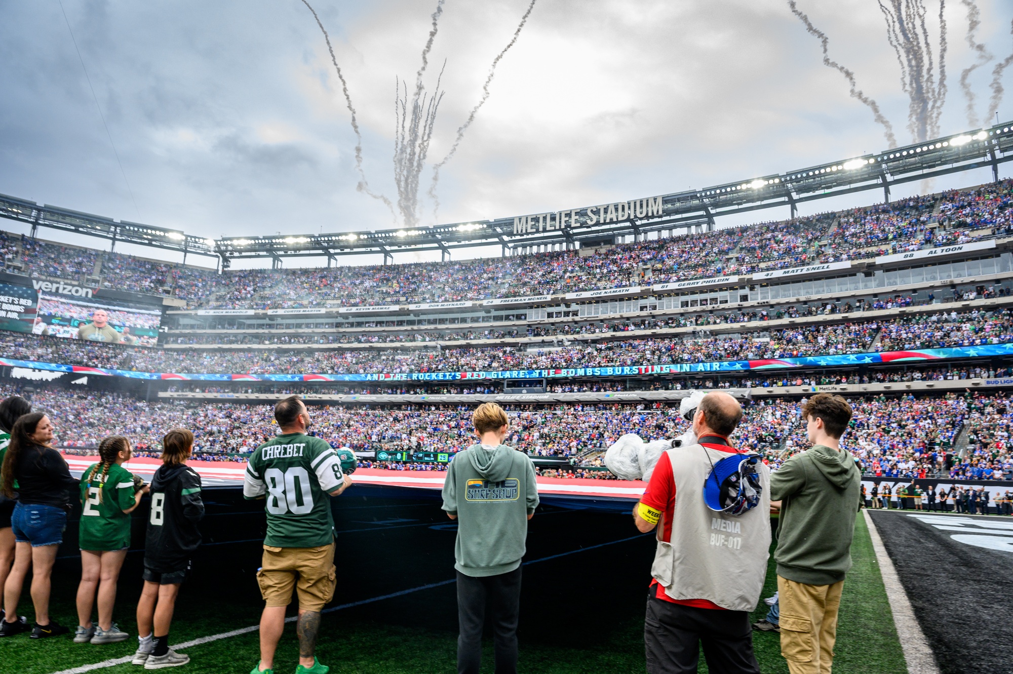 DVIDS - Images - Flag-holding Ceremony at Kansas City Chiefs Salute to  Service Game [Image 2 of 8]