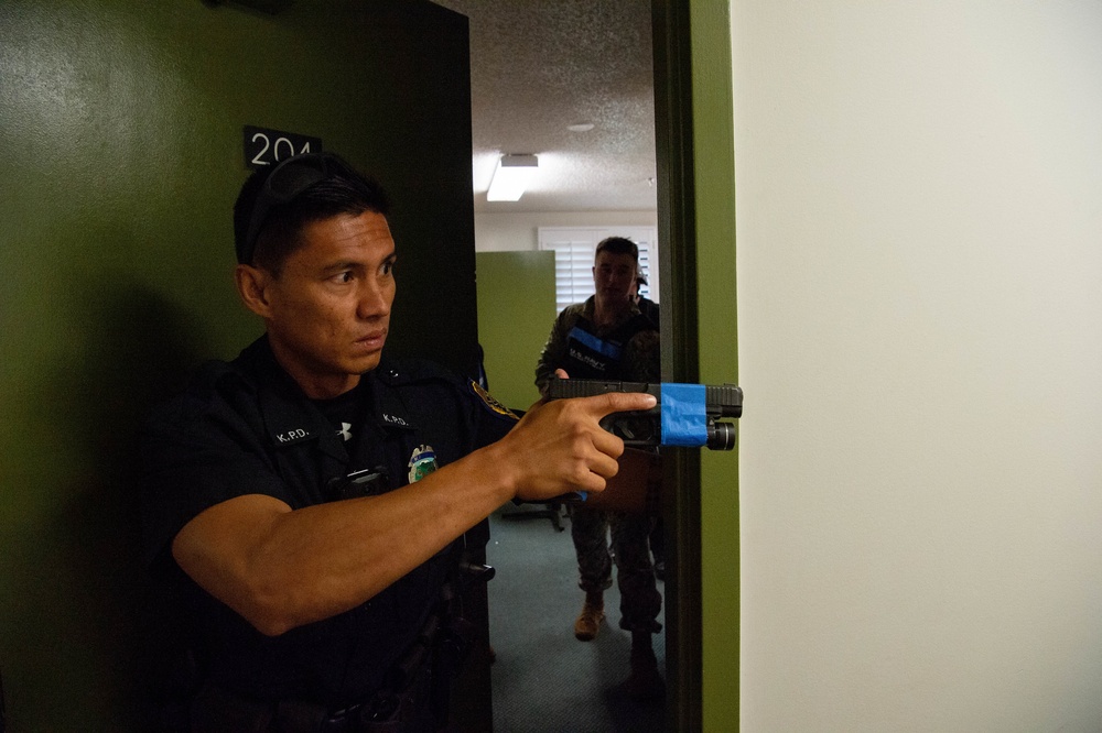 Pacific Missile Range Facility (PMRF) Conducts Joint Active Shooter Drill for CP22