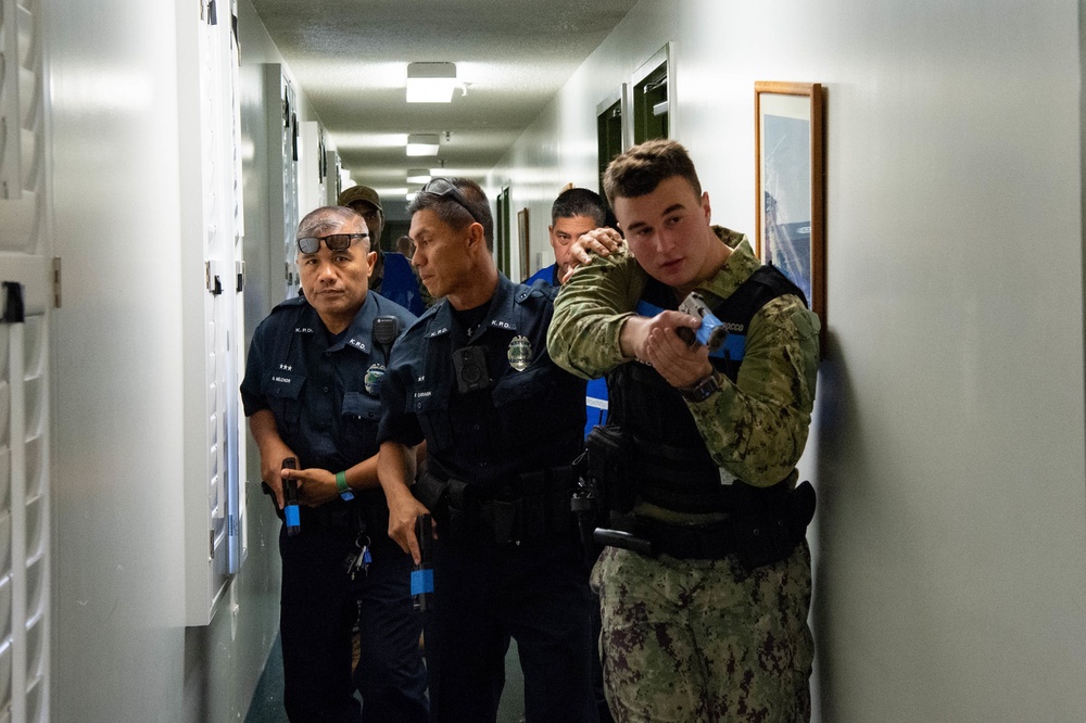 Pacific Missile Range Facility (PMRF) Conducts Joint Active Shooter Drill for CP22