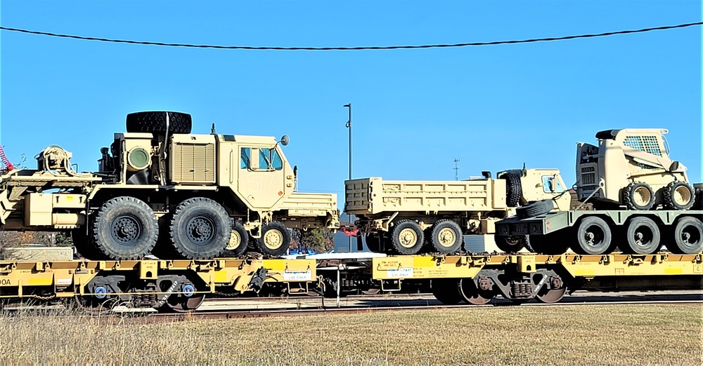 Fort McCoy supports rail movement for Army Reserve’s 411th Engineer Company