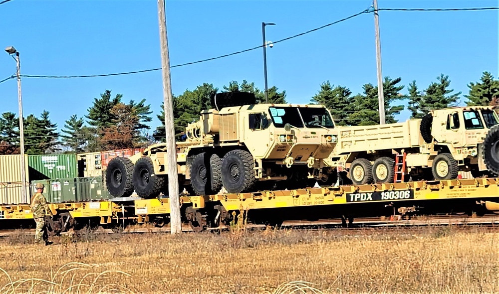 Fort McCoy supports rail movement for Army Reserve’s 411th Engineer Company