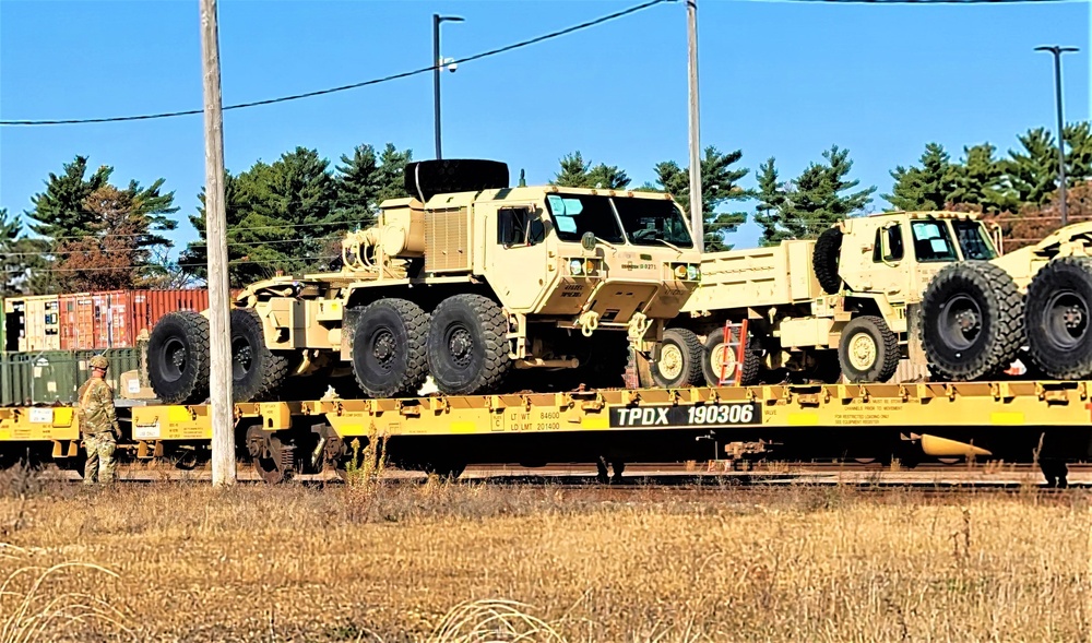 Fort McCoy supports rail movement for Army Reserve’s 411th Engineer Company