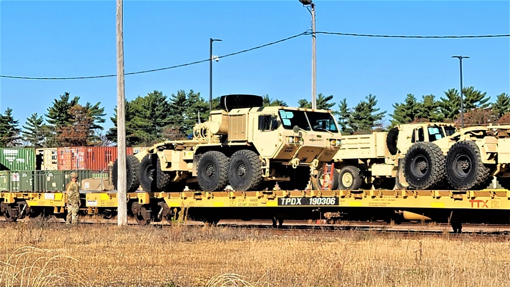 Fort McCoy supports rail movement for Army Reserve’s 411th Engineer Company