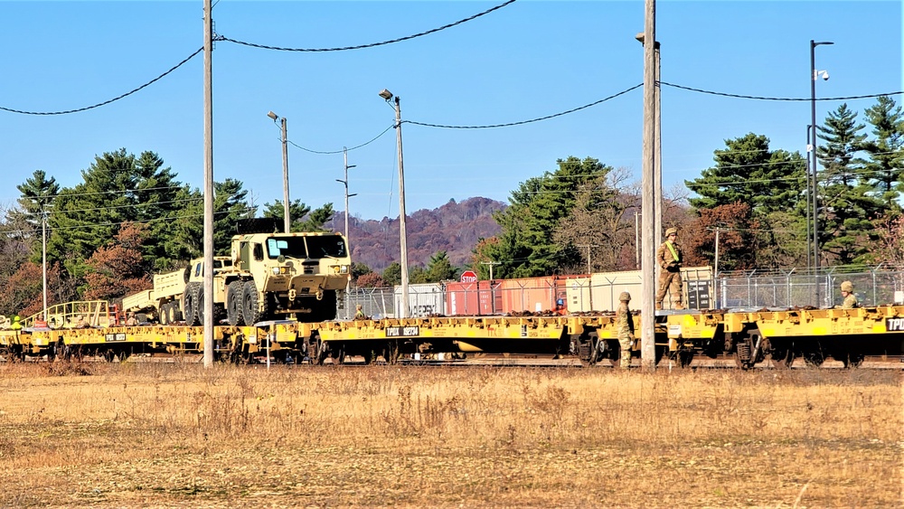 Fort McCoy supports rail movement for Army Reserve’s 411th Engineer Company