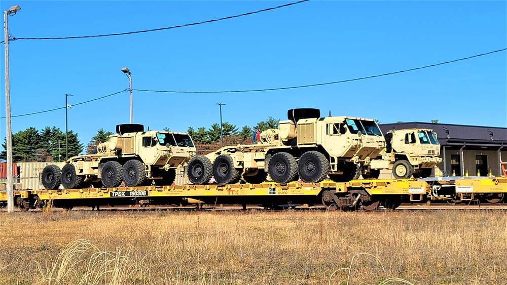 Fort McCoy supports rail movement for Army Reserve’s 411th Engineer Company