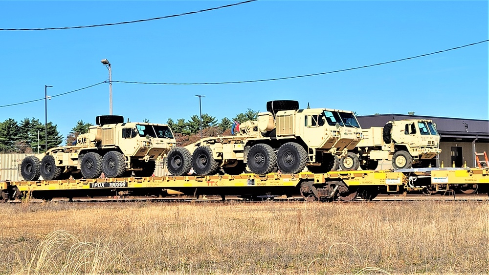 Fort McCoy supports rail movement for Army Reserve’s 411th Engineer Company