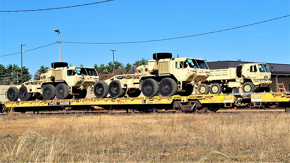 Fort McCoy supports rail movement for Army Reserve’s 411th Engineer Company