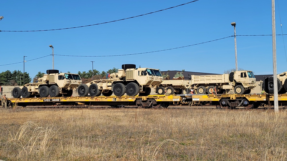 Fort McCoy supports rail movement for Army Reserve’s 411th Engineer Company