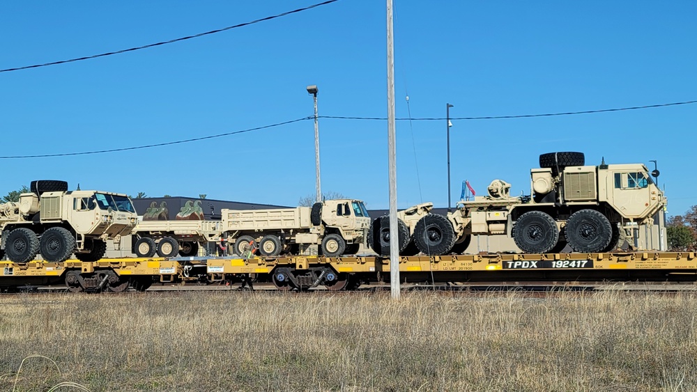 Fort McCoy supports rail movement for Army Reserve’s 411th Engineer Company