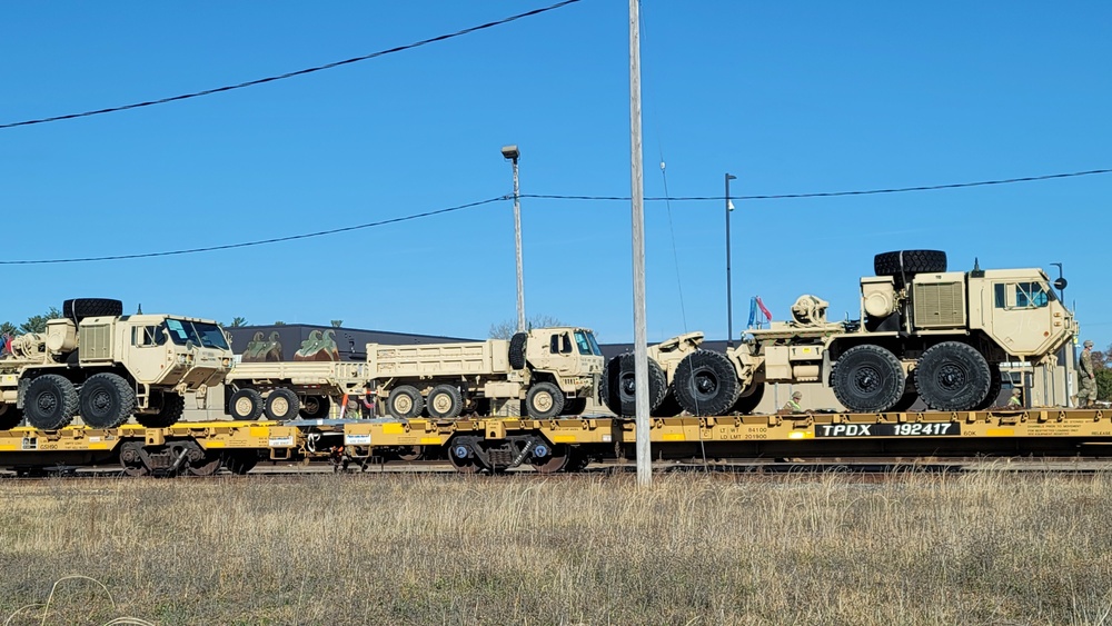 Fort McCoy supports rail movement for Army Reserve’s 411th Engineer Company