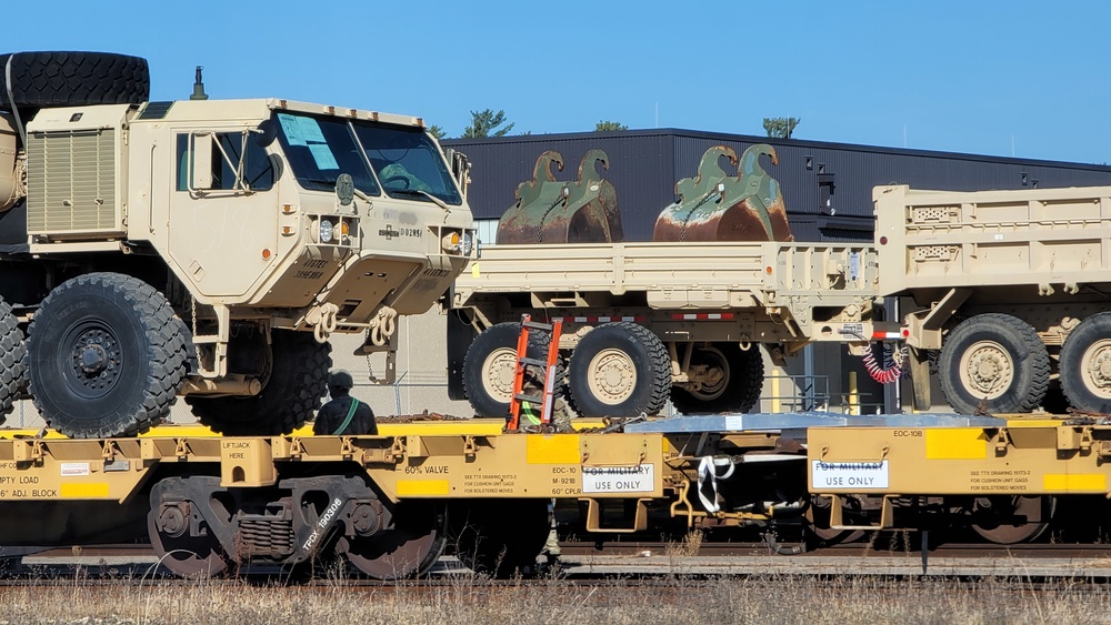 Fort McCoy supports rail movement for Army Reserve’s 411th Engineer Company