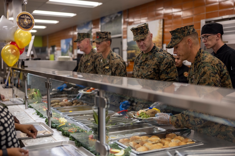 2nd Marine Logistics Group celebrates 247th Marine Corps birthday at French Creek mess hall