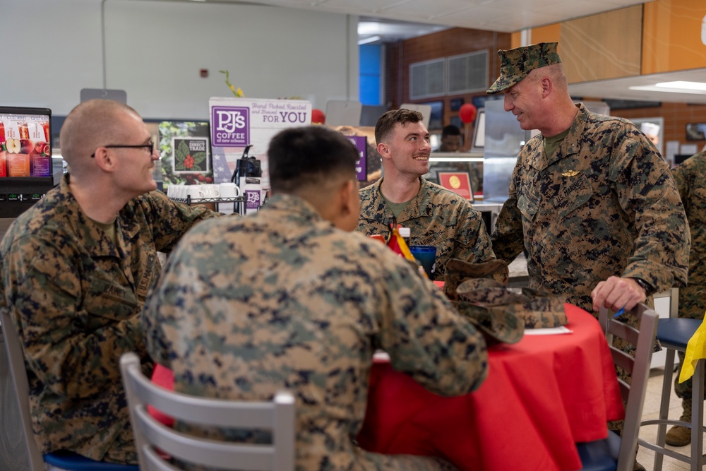 2nd Marine Logistics Group celebrates 247th Marine Corps birthday at French Creek mess hall