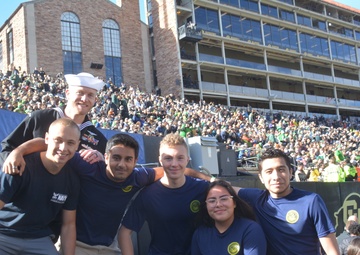 Future Sailors and Enlistees Swear in at CU Boulder