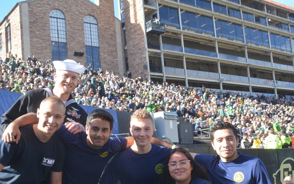 Future Sailors and Enlistees Swear in at CU Boulder