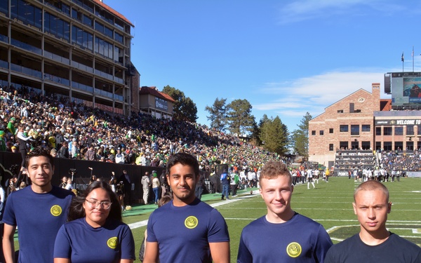 Future Sailors and Enlistees Swear in at CU Boulder