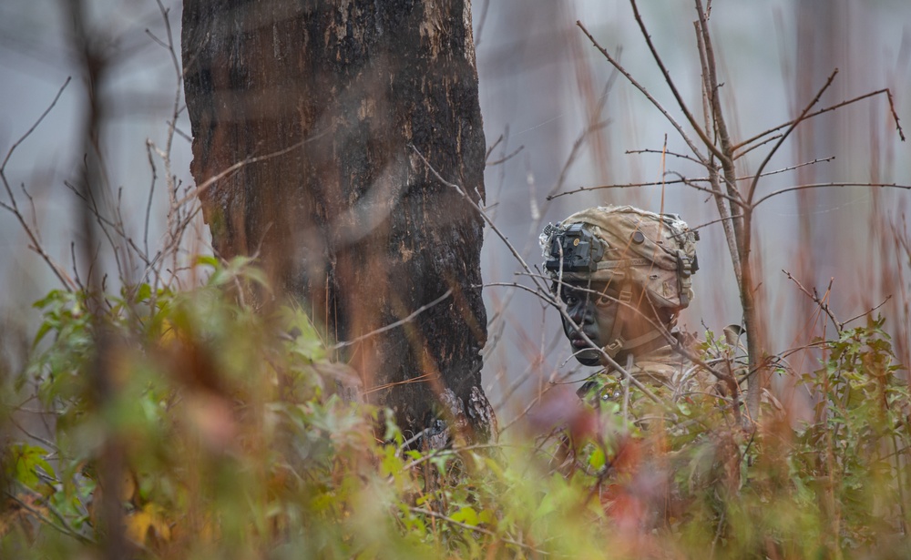 82nd Airborne Division Paratroopers Conduct Patrols at JRTC