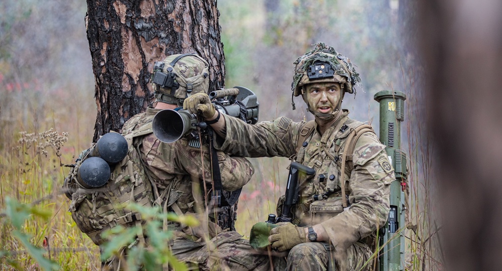 82nd Airborne Division Paratroopers Conduct Patrols at JRTC