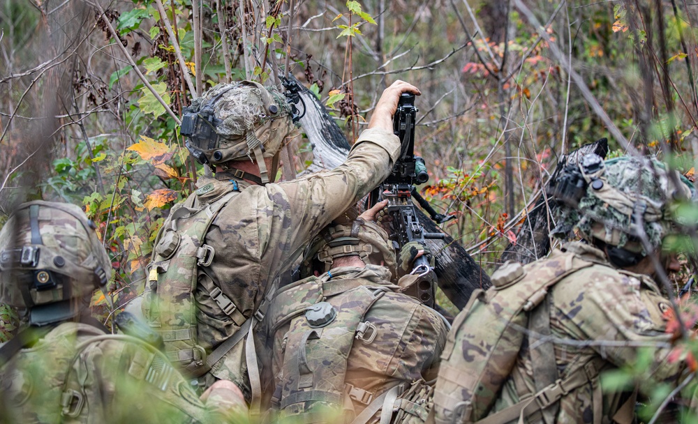 82nd Airborne Division Paratroopers Conduct Patrols at JRTC