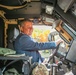 Donald Carter Jr. sitting in the driver seat of a JLTV