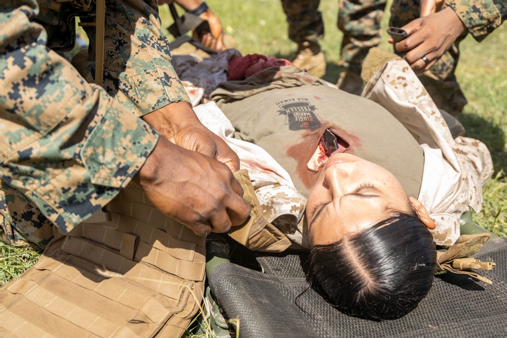 Bravo Surgical Company, 3d Medical Battalion, conducts a Shock Trauma Exercise, MCBH