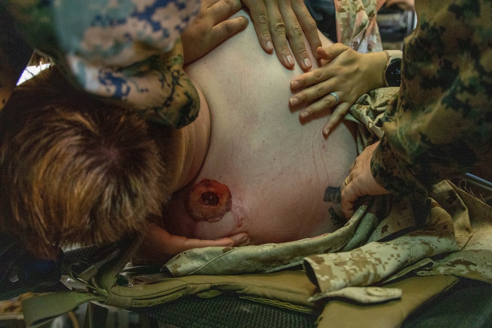 Bravo Surgical Company, 3d Medical Battalion, conducts a Shock Trauma Exercise, MCBH