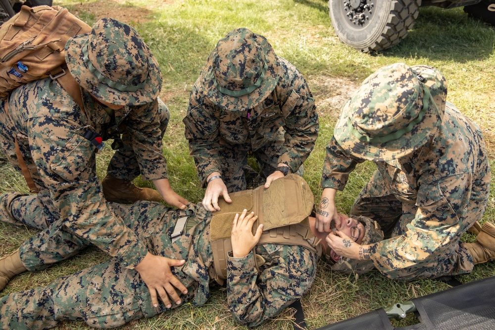 Bravo Surgical Company, 3d Medical Battalion, conducts a Shock Trauma Exercise, MCBH