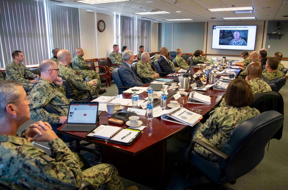 NSTC Commander Hosts CNOs “Get Real, Get Better” Rollout