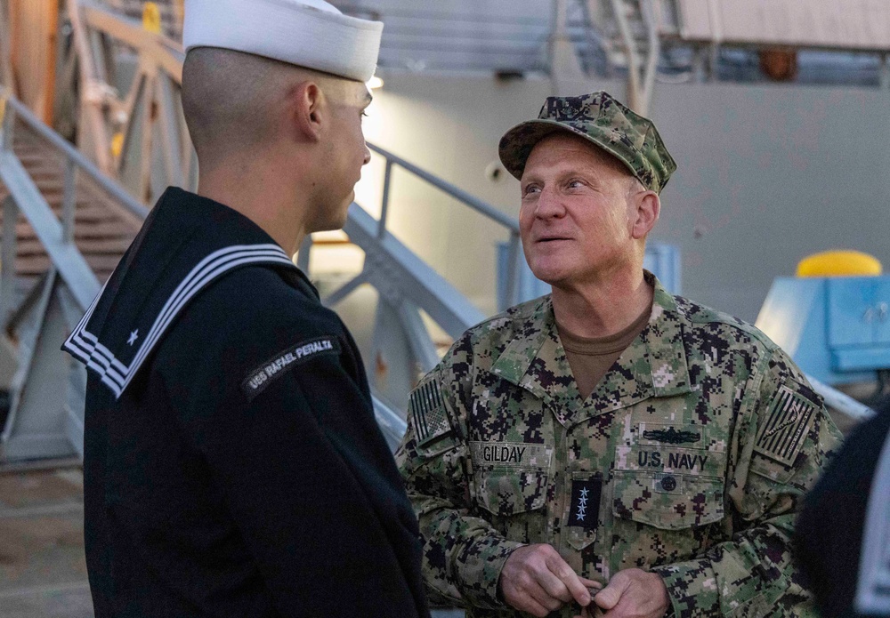 Chief of Naval Operations Visits USS Rafael Peralta