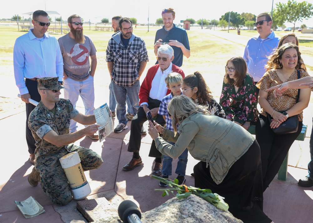 Thomas Meyer’s time capsule on MCAS Yuma opened after 25 years