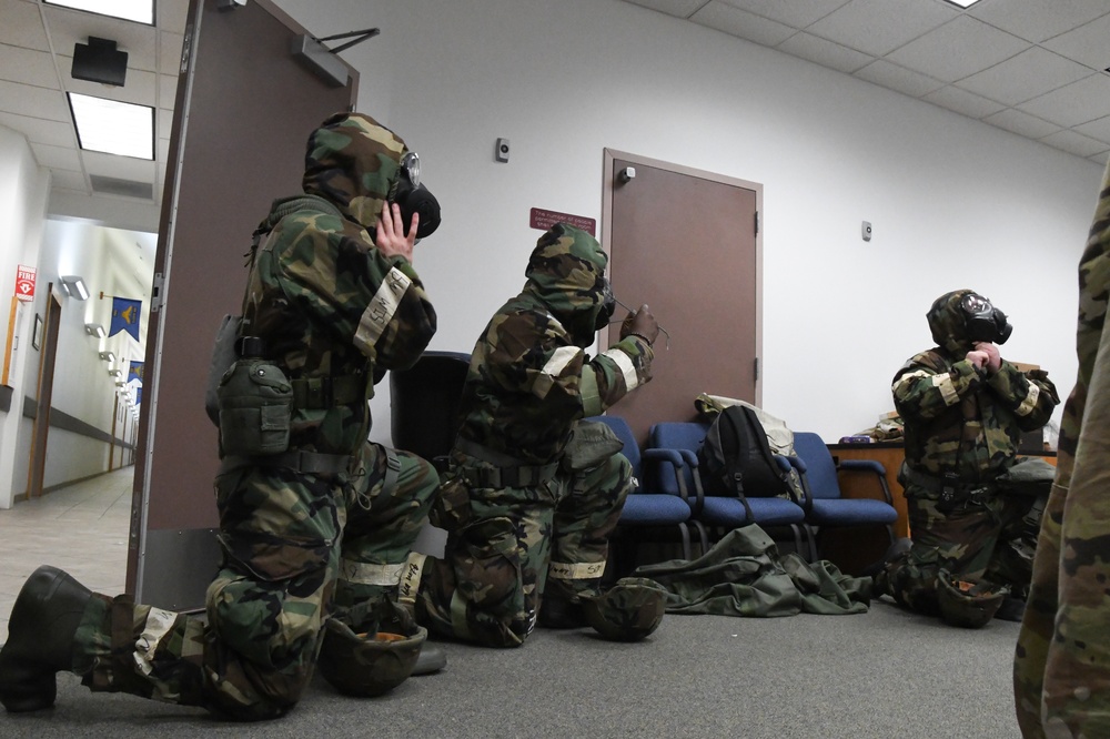 168th Wing Airmen stay mission ready with CBRN Training