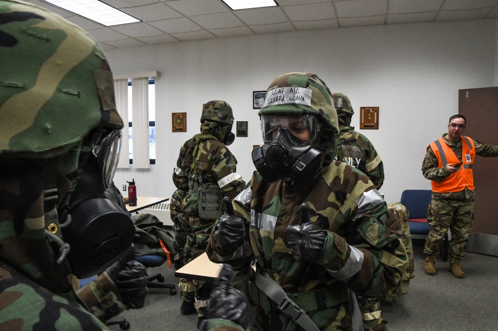 168th Wing Airmen stay mission ready with CBRN Training