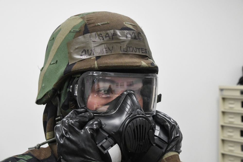 168th Wing Airmen stay mission ready with CBRN Training