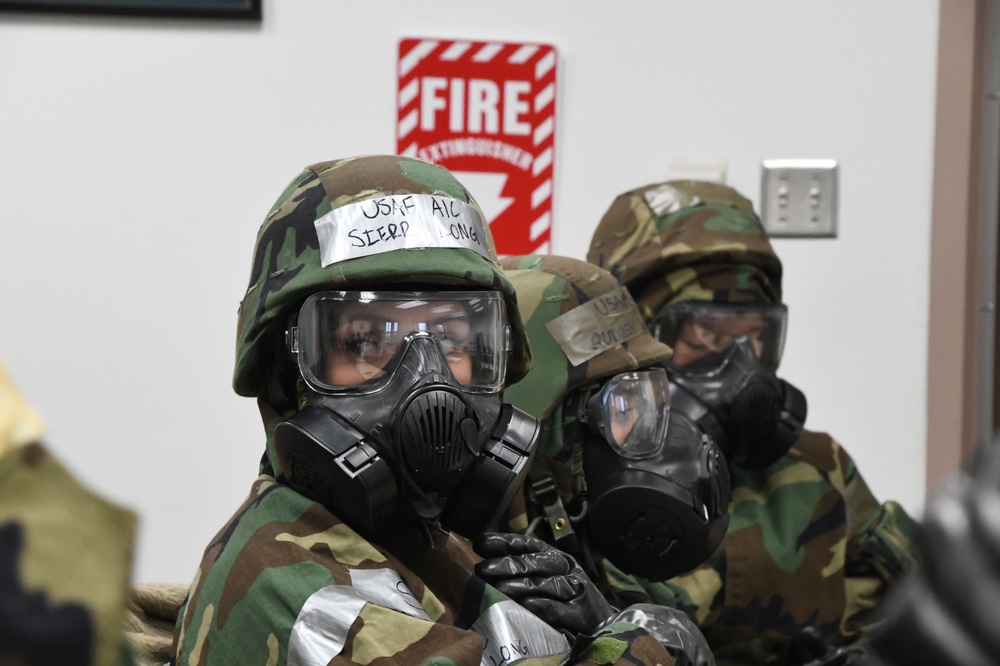 168th Wing Airmen stay mission ready with CBRN Training