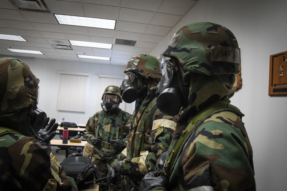 168th Wing Airmen stay mission ready with CBRN Training