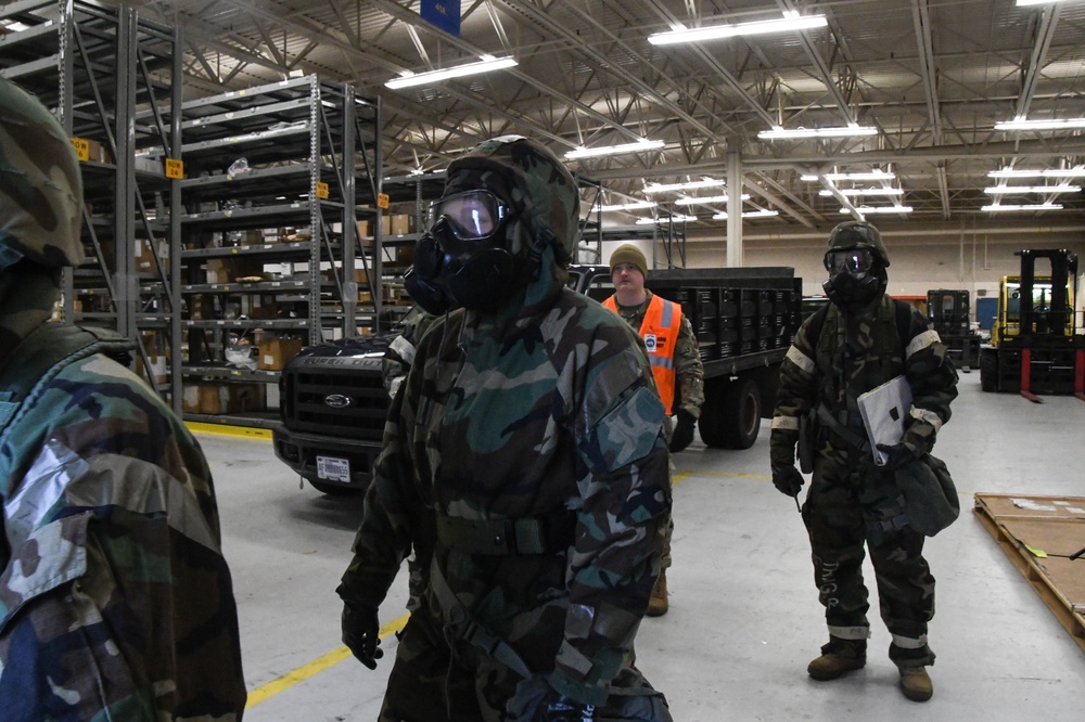 168th Wing Airmen stay mission ready with CBRN Training