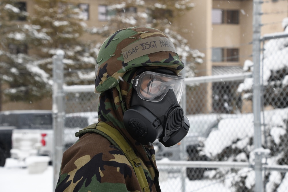 168th Wing Airmen stay mission ready with CBRN Training