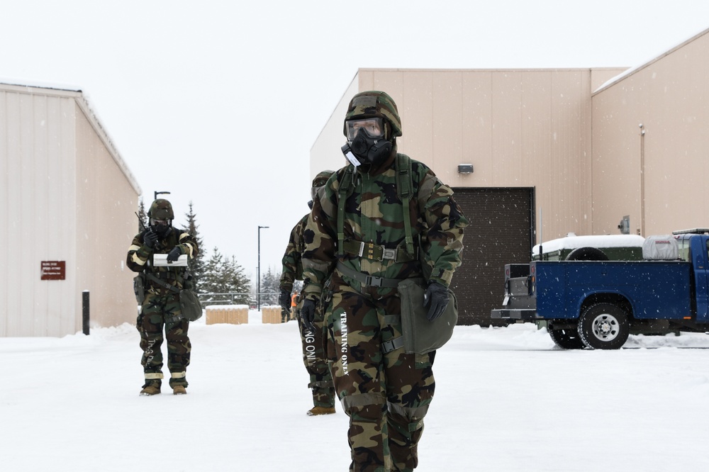 168th Wing Airmen stay mission ready with CBRN Training