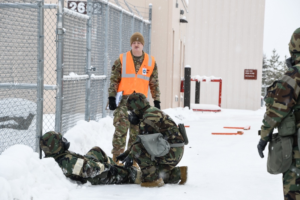 168th Wing Airmen stay mission ready with CBRN Training