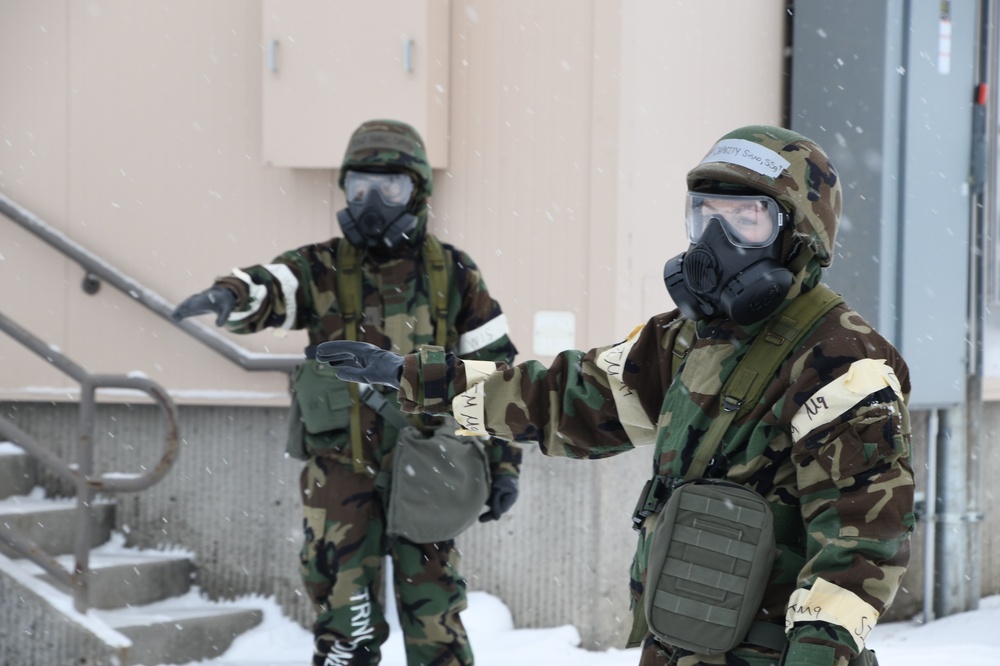 168th Wing Airmen stay mission ready with CBRN Training