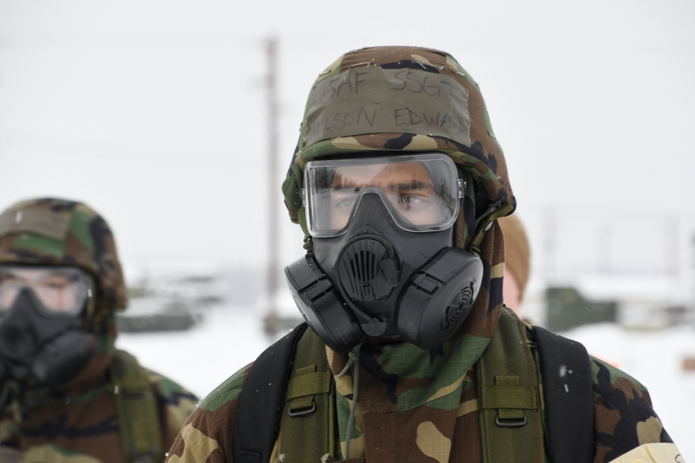 168th Wing Airmen stay mission ready with CBRN Training