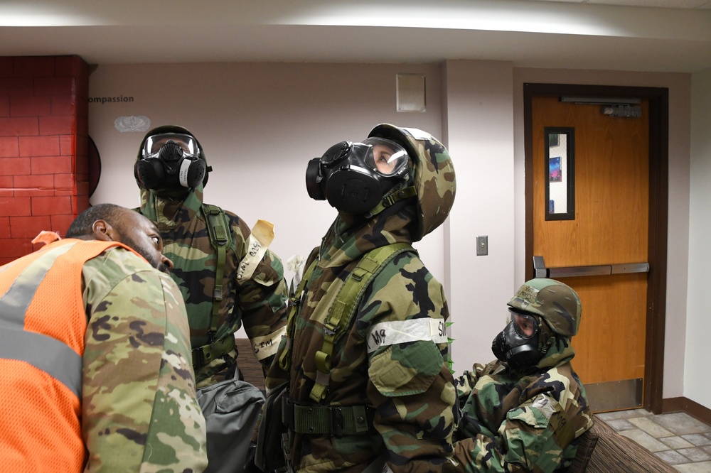 168th Wing Airmen stay mission ready with CBRN Training