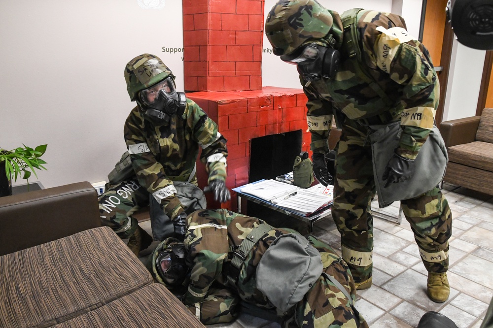 168th Wing Airmen stay mission ready with CBRN Training