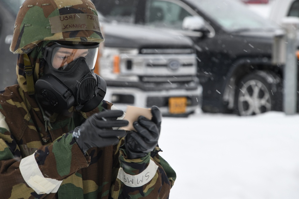 168th Wing Airmen stay mission ready with CBRN Training