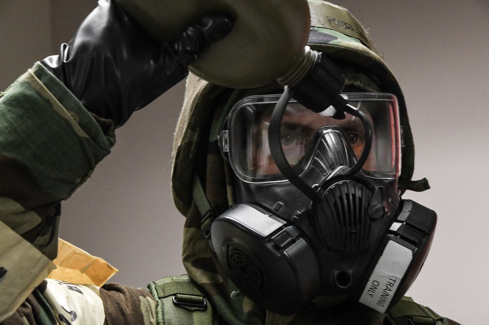 168th Wing Airmen stay mission ready with CBRN Training