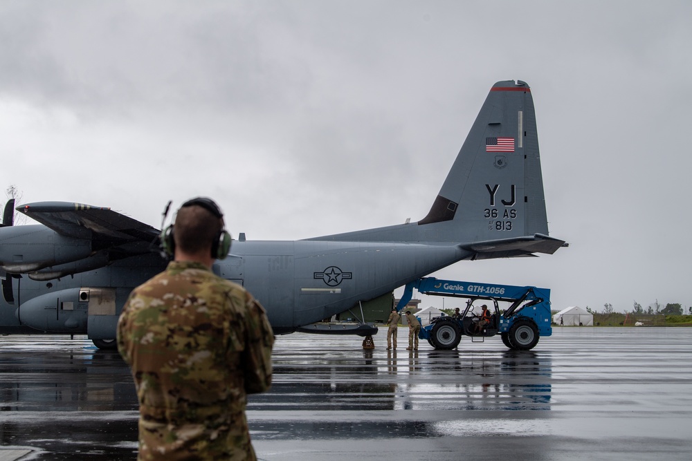 PACAF Lead Wing DFE arrives in Palau