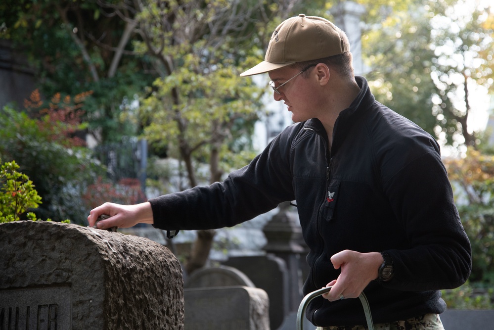 Yokohama Cemetery Cleanup